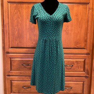 Boden Penelope Jersey Polka Dot Dress 6P